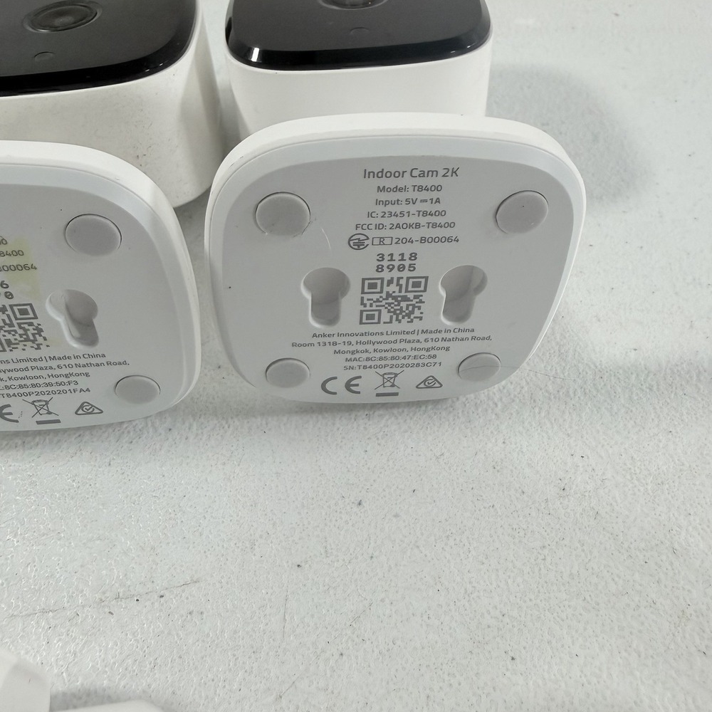 eufy Security Indoor Cam 2K (Model T8400) - Lot of 2 TESTED WORKING - Picture 8 of 9